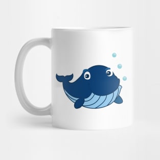 Cute Blue Whale Mug